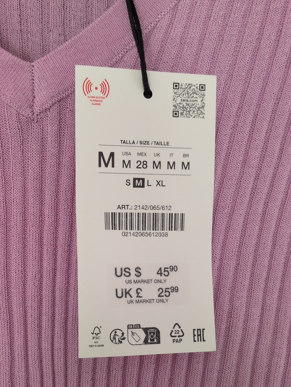 Zara Ribbed Top - Picture 3 of 4